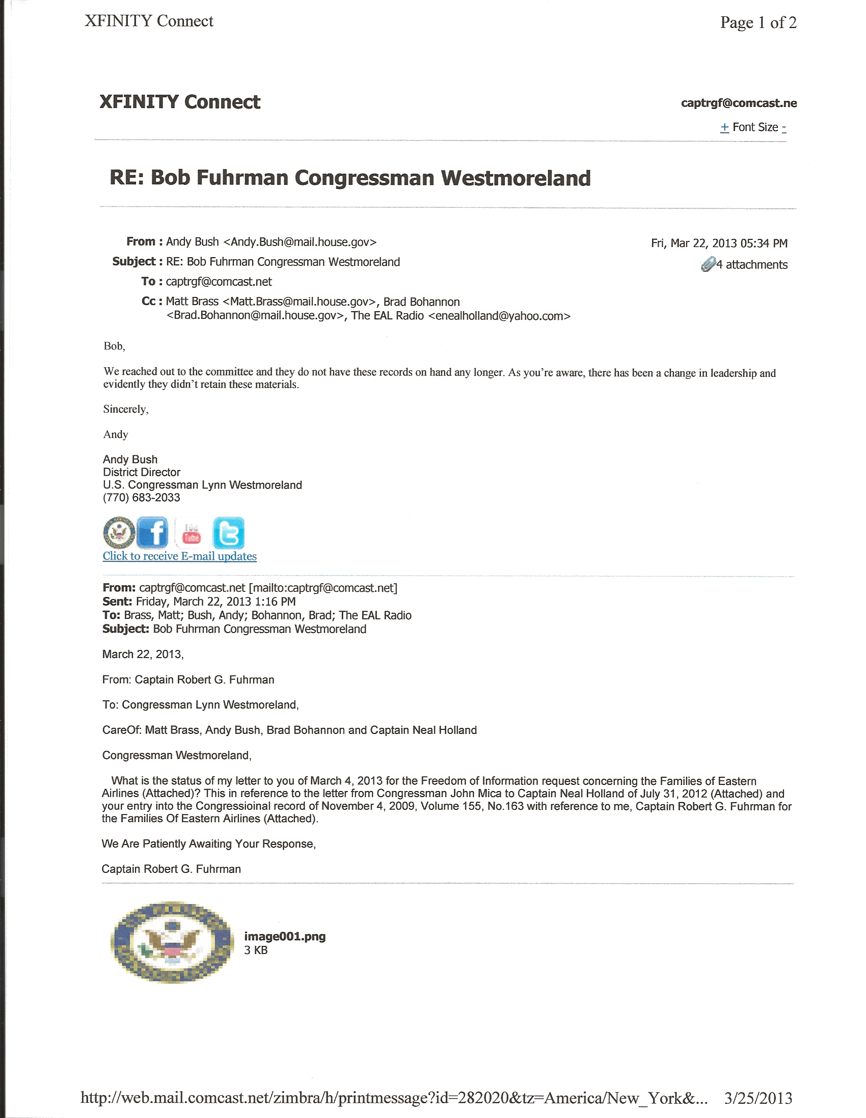 Westmoreland Freedom Lost Email copy